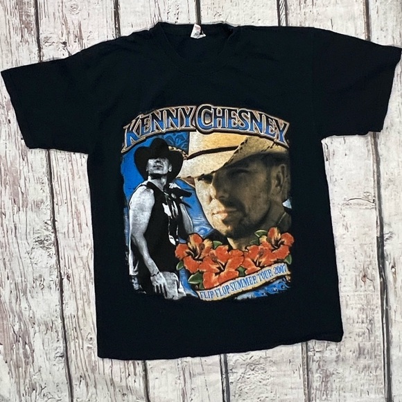Kenny Chesney 2007 Flip Flop Summer Tour Country Music tour t shirt - Picture 1 of 7